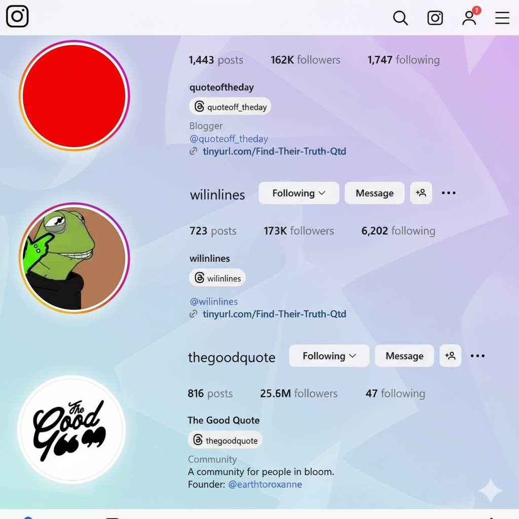 Instagram Bio Example 1